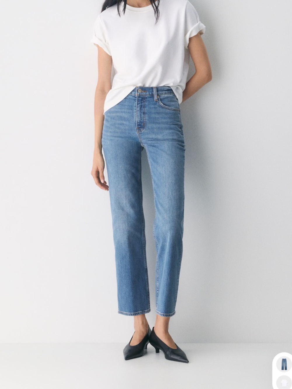 Denim Forum The Arlo Hi-Rise Straight Jean